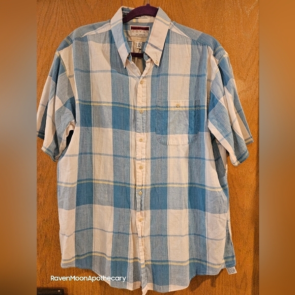 Dover Men Short Sleeve Button Up - Picture 1 of 5